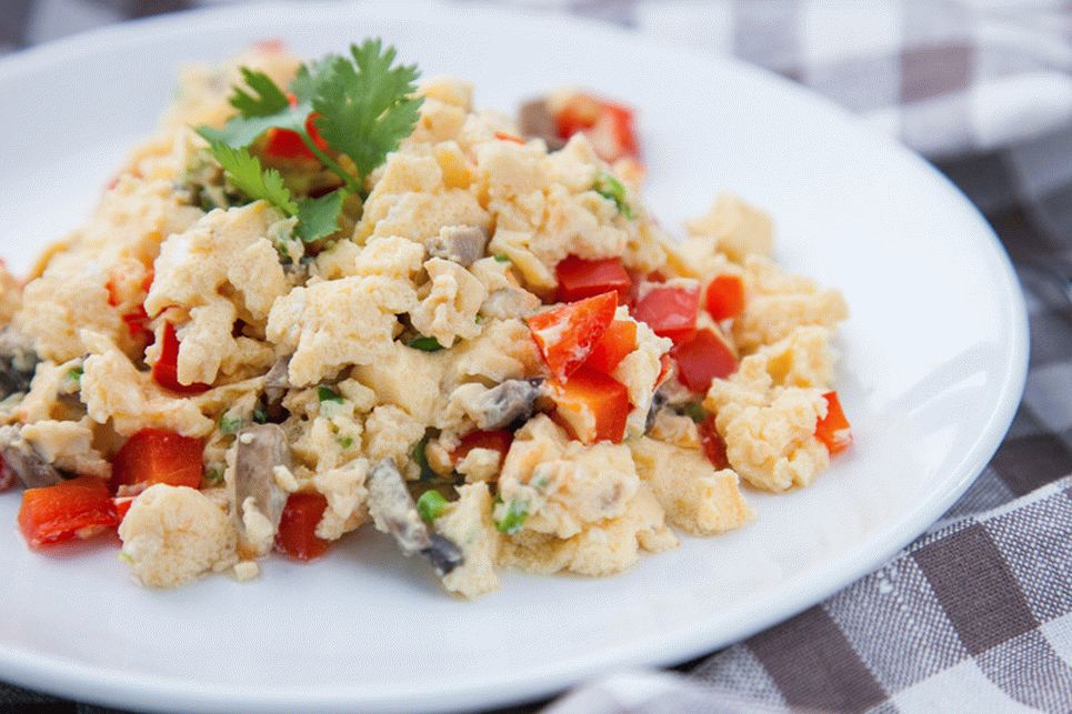 Parni omlet s povrćem