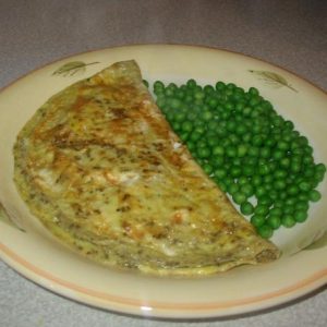 Omlet sa sirom i začinskim biljem