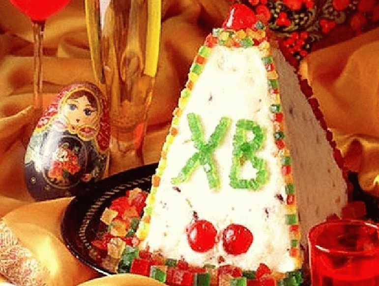 Uskrs napravljen od mleka