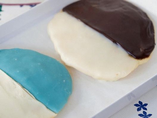 Foto kvasni kolačići obloženi čokoladom