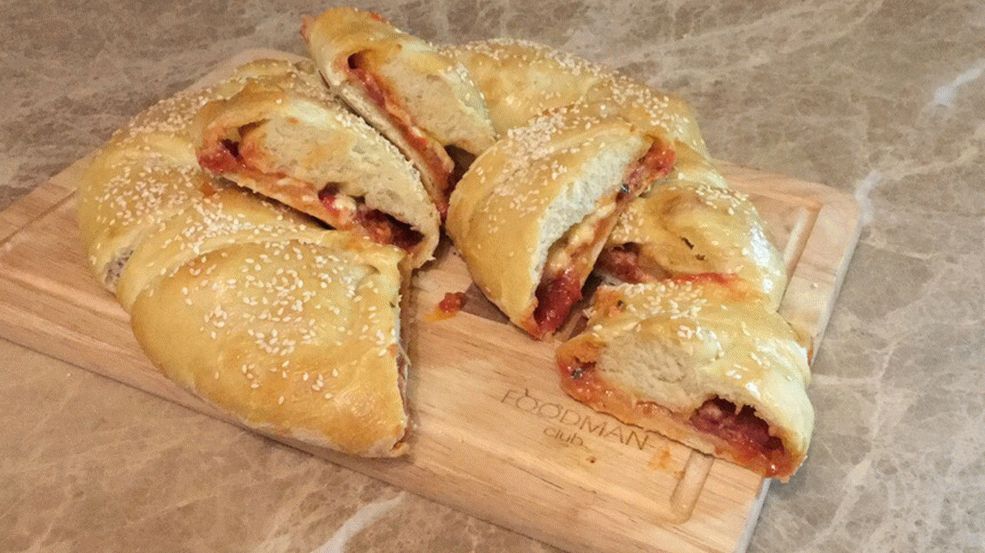 Vijenac za pizzu: video recept