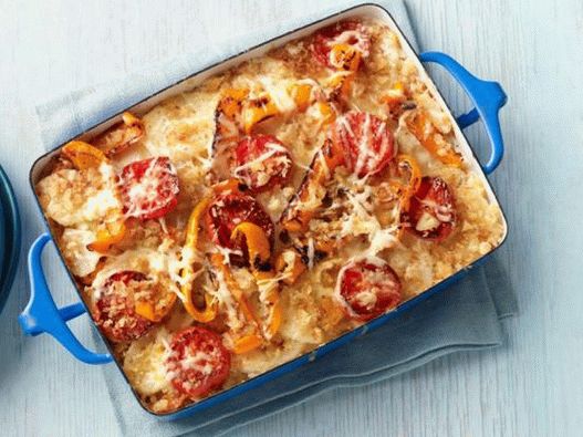 Krompir gratin sa rajčicom i slatkom paprikom