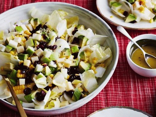 Fotografija jela - Lagana salata s jabukama i kukuruzom