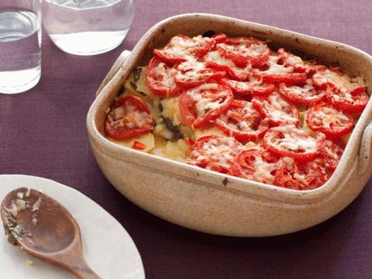 Foto provansalski krompir gratin