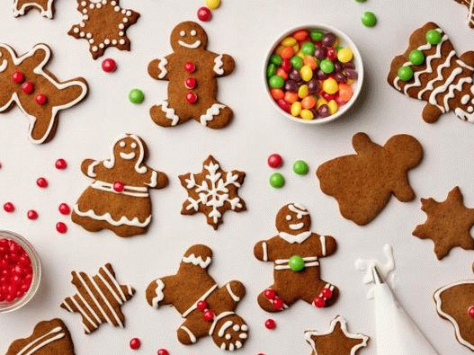 Foto začinjeni kolačić od medenjaka