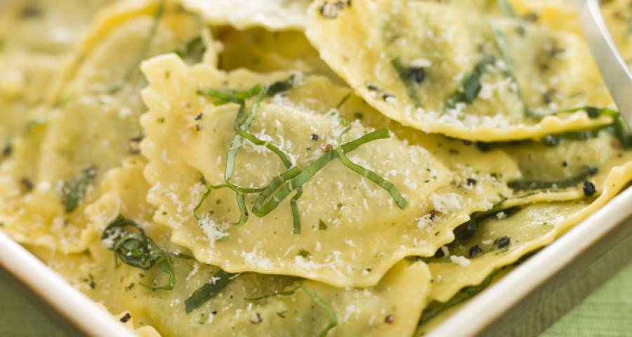 Ravioli s ribom i jajima