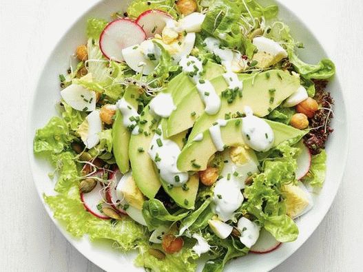 Fotografija posuđa - kalifornijska salata od jaja