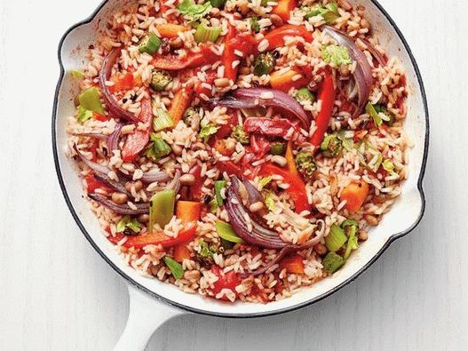 Fotografija posuđa - vegetarijanska Jambalaya