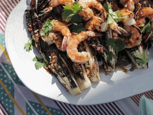 Fotografija posuđa - račići na žaru i radič na žaru