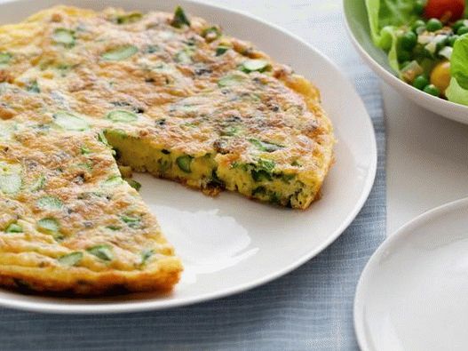Frittata sa sirom i šparogama