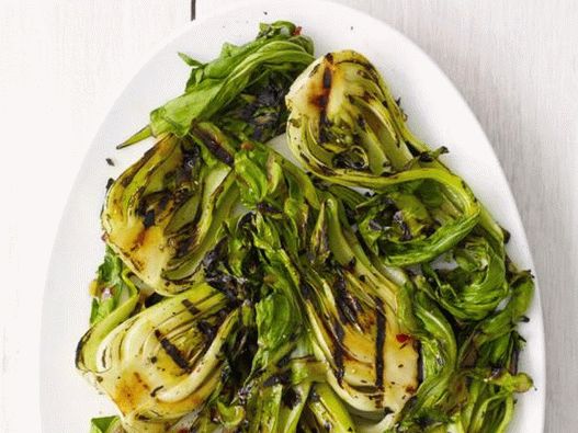 Fotografija posuđa - Kupus na žaru Bok Choy