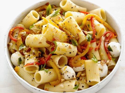 Fotografija jela - Pasta salata sa pečenom paprikom