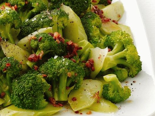 Fotografija jela - Brokoli sa limunom i inćuni