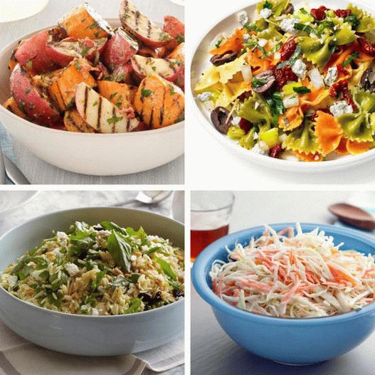 Foto recepti za salate za piknik u prirodi