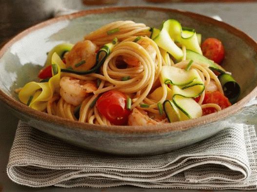 Pasta od škampa i tikvica