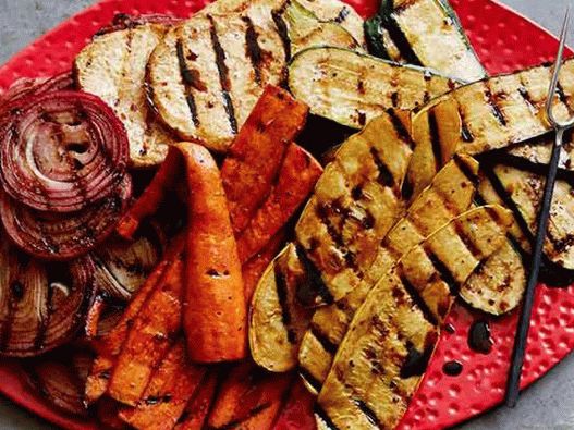 Povrće na žaru u balzamičnoj glazuri