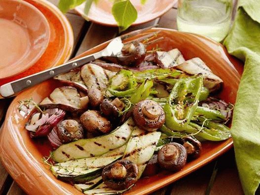 Povrće s roštilja na žaru