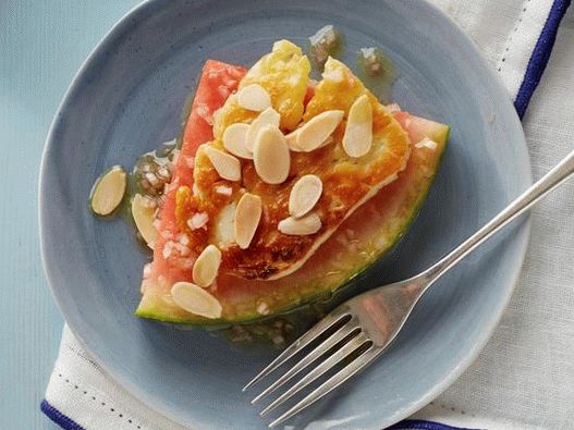 Lubenica sa prženim sirom Halumi