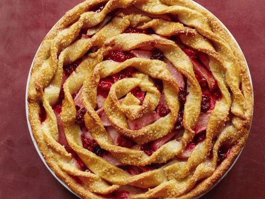 Fotografija valovite pita od jabuka