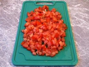 Salata "Fudbal" sa ribom