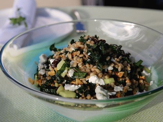 Foto salata Kale i Faro Coles