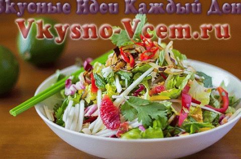 salata od rižine rezance