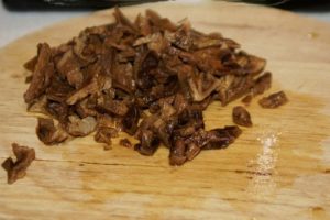 Mesna salata sa gljivama