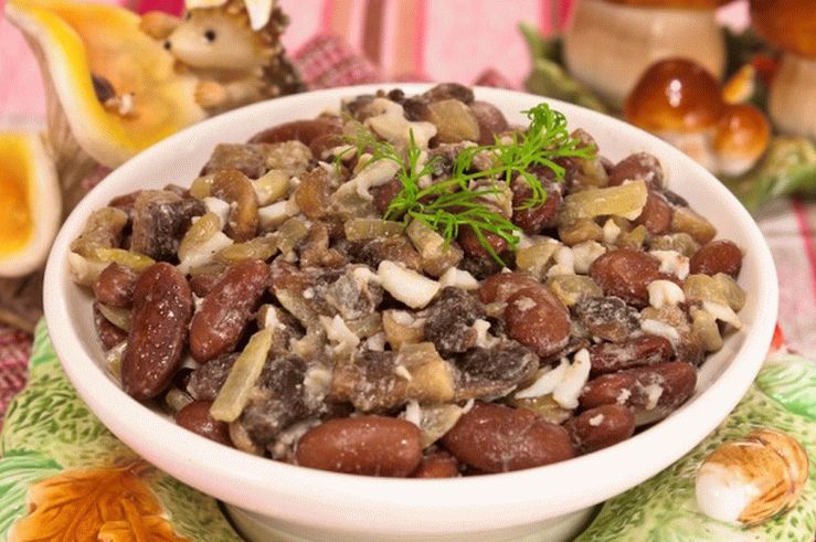 Salata od graha i gljiva