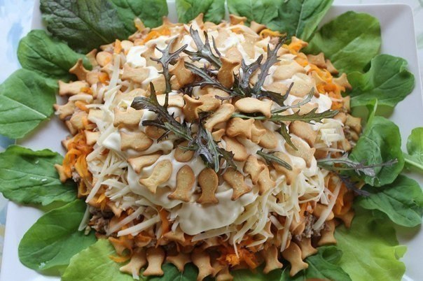 Riba kreker salata