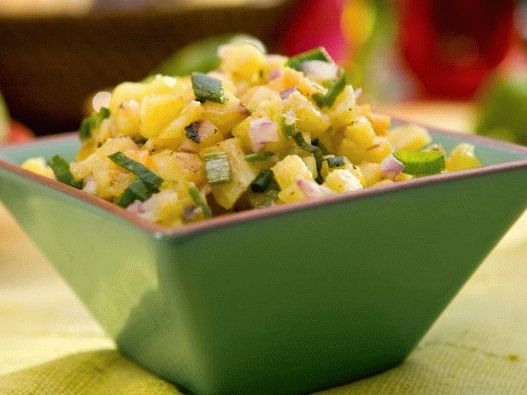 Fotografija salse s ananasom, đumbirom i habanerom