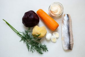 Haringe na krznenom kaputu