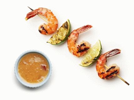 Foto škampi sa slatkim i kiselim sosom