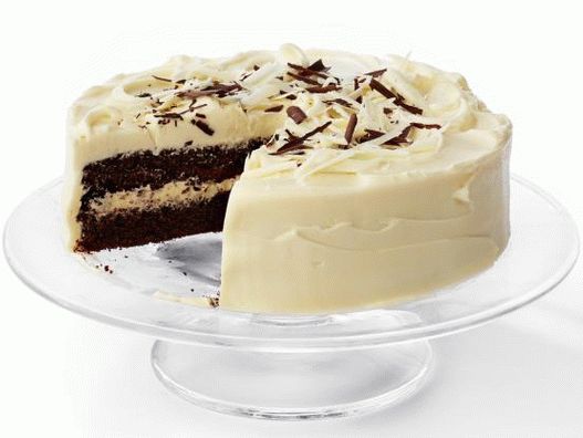 Crno-bijeli lisnati kolač