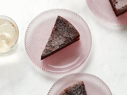 Fotografska čokoladna torta Julia Child bez čokolade