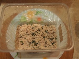 Puff salata sa mesom