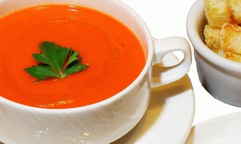 Topli krem ​​supa od paradajza