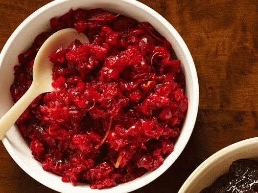 Foto svježa brusnica Relish