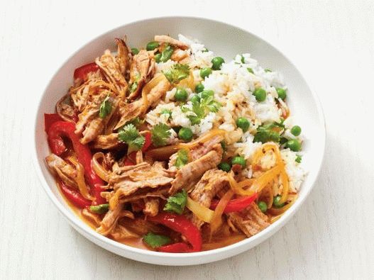 Foto svinjetina u multikulturi u kubanskom stilu