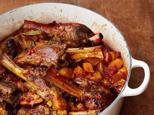 Marokanske ovčetine noge Tajine