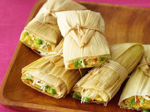 Fotografija Tamale s piletinom i maslinama