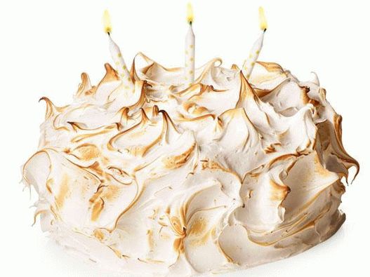 Fotografija limunske Kurd Meringue torte