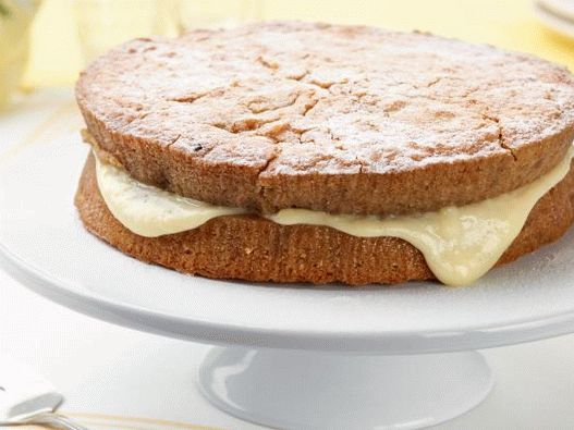 Fotografija torte kolačića sa pudingom od banane