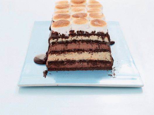 Foto torta Smor bez brašna sa marshmallows