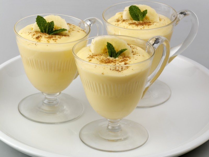 Curd banana krema