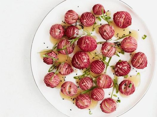 Radish Hasselbach u miso-paste preljevu