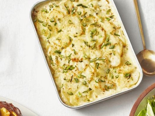 Foto proljetni krompir gratin