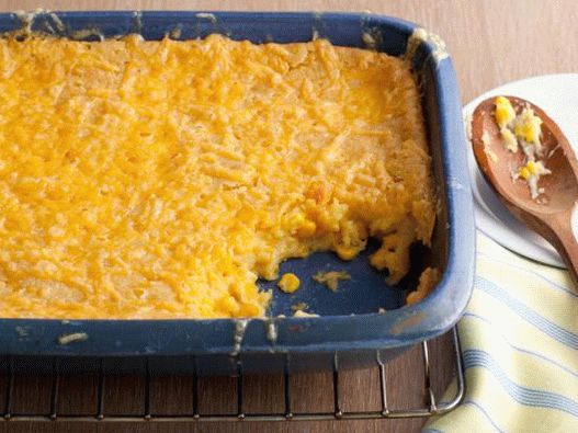 Foto pečeni kukuruz ispod kore od sira