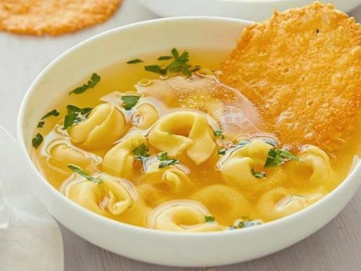 Tortellini sa sirom u laganoj juhi